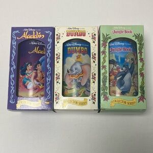 Disney Collector Series Drinkware Set - Aladdin, Dumbo, Jungle Book